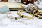 Stella // Moon Phase Druzy Bracelet, Silver or Gold, Healing Stone // BH-B022