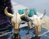 She's Strong as a Bull // Cattle Head Ring, 24k Gold or Silver Plated, A Modern Bohemian // BH-R005