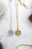 Heroine // Zodiac Necklace, Zodiac Medallion, Horoscope, Constellation // BH-N035