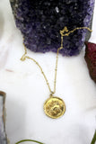 Heroine // Zodiac Necklace, Zodiac Medallion, Horoscope, Constellation // BH-N035