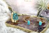 Stand Tall // Turquoise Statement Ring, Gold or Silver, Boho Jewelry, Modern Bohemian // BH-R007