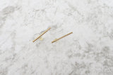 Stick it! // Bar Stick Stud, Vermeil or Sterling Silver, Simple Studs // BH-E015