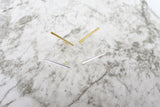 Stick it! // Bar Stick Stud, Vermeil or Sterling Silver, Simple Studs // BH-E015