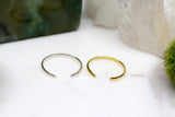 Wrap it Up // Simple Band Ring, Vermeil or Silver, Stacking Ring, Boho Ring // BH-R012